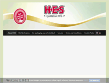 Tablet Screenshot of hes-gewuerze.de
